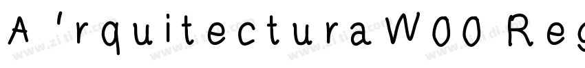 ArquitecturaW00 Regu字体转换